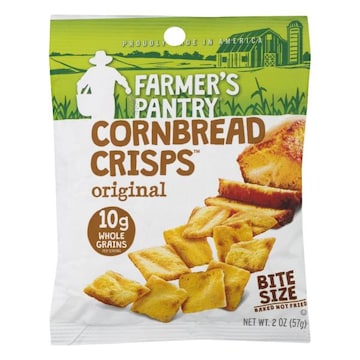 Farmer's Pantry Crisps, Cornbread, Original, Bite Size