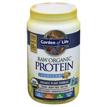 Garden of Life Raw Organic Protein, Organic Plant Formula, Vanilla