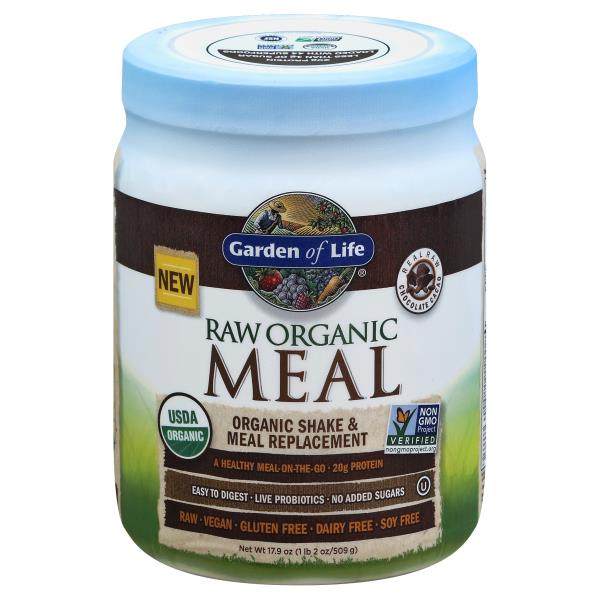 Garden of Life Raw Organic Meal Shake & Meal Replacement, Organic, Real