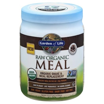 Garden of Life Raw Organic Meal Shake & Meal Replacement, Organic, Real Raw Chocolate Cacao