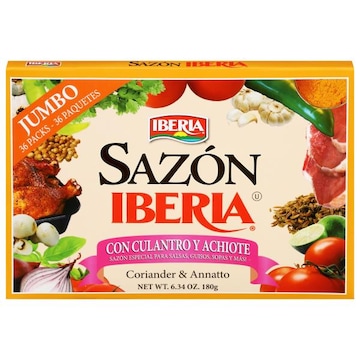 Iberia 36 Packs Jumbo Coriander & Annatto Sazon