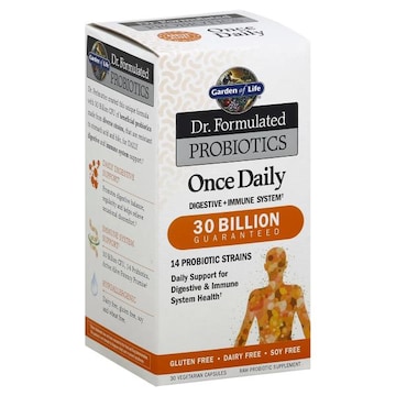 Garden of Life Dr. Formulated Probiotics, Once Daily, Vegetarian Capsules