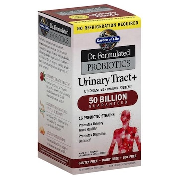 Garden of Life Dr. Formulated Probiotics, Urinary Tract+, Vegetarian Capsules