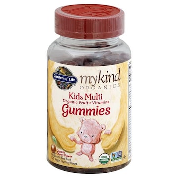 Garden of Life MyKind Organics Kids Multi, Gummies, Organic Cherry Flavor