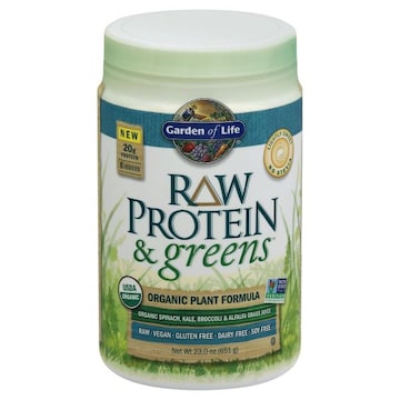 Garden of Life Raw Protein & Greens Plant Formula, Organic