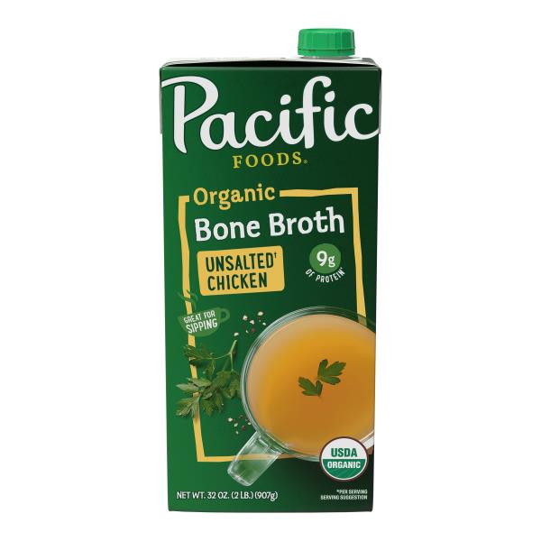 Pacific Foods Organic Unsalted Chicken Bone Broth Publix Super Markets