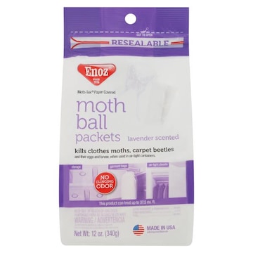 Enoz Moth Balls, Lavender Scented, Packets