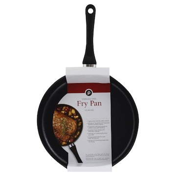 Publix Fry Pan, Stainless Steel, 12 Inches