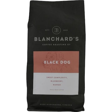 Blanchard's Coffee Coffee, Whole Bean, Black Dog