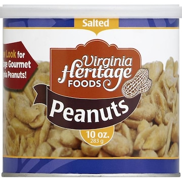 Virginia Heritage Foods Peanuts, Salted