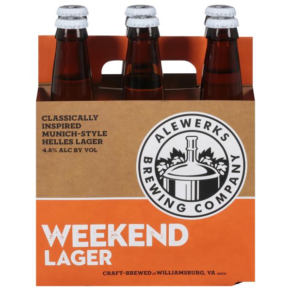 Alewerks Brewing Company Beer, Lager, Weekend Publix Super Markets