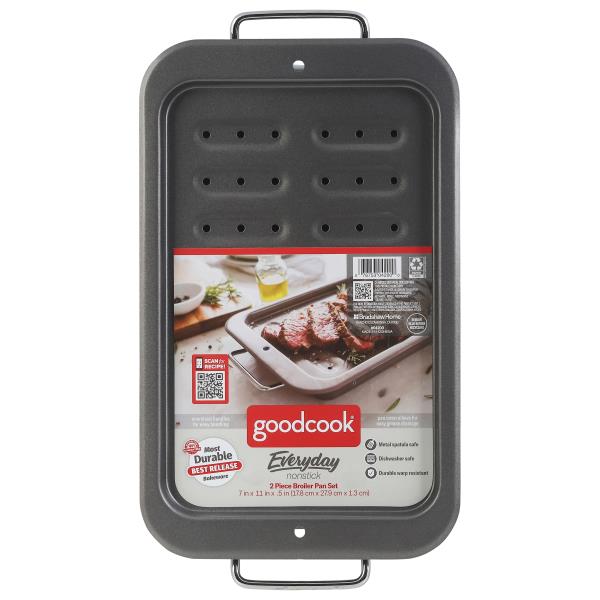 Good Cook Broiler Pan Set, 2 Piece Publix Super Markets