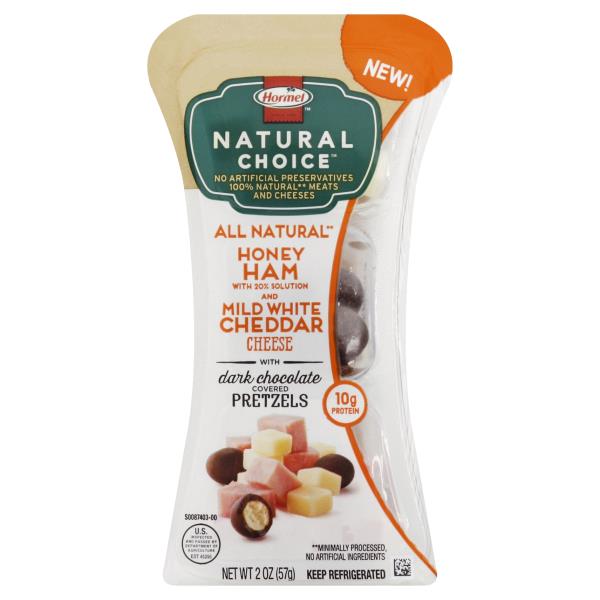 Hormel Natural Choice Honey Ham and Mild White Cheddar Cheese, with