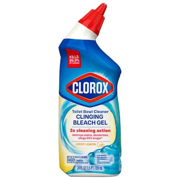 Clorox Clinging Bleach Gel Crisp Lemon Toilet Bowl Cleaner