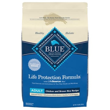 Blue Buffalo Blue Life Protection Formula Dog Food, Chicken and Brown Rice Recipe, Adult