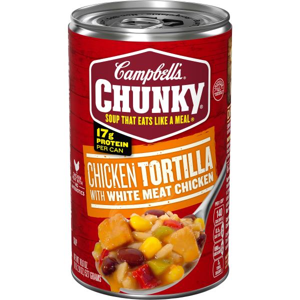 Campbell's® Chunky® Chunky® Soup, Chicken Tortilla Soup with Grilled