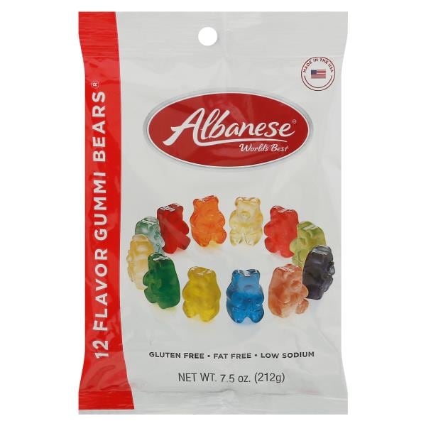 Albanese World's Best Gummi Bears, 12 Flavor Publix Super Markets