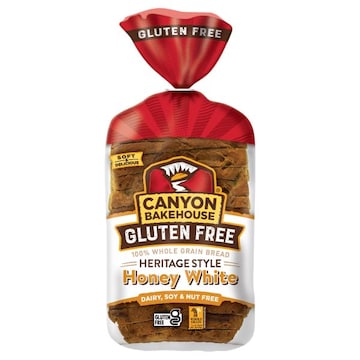 Canyon Bakehouse Canyon Bakehouse Heritage Style Honey White Gluten Free Bread, Large-Sliced, Frozen, 24 oz Loaf