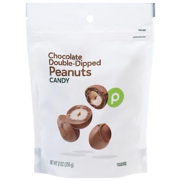 Publix Candy, Milk Chocolate, Peanuts, Double-Dipped