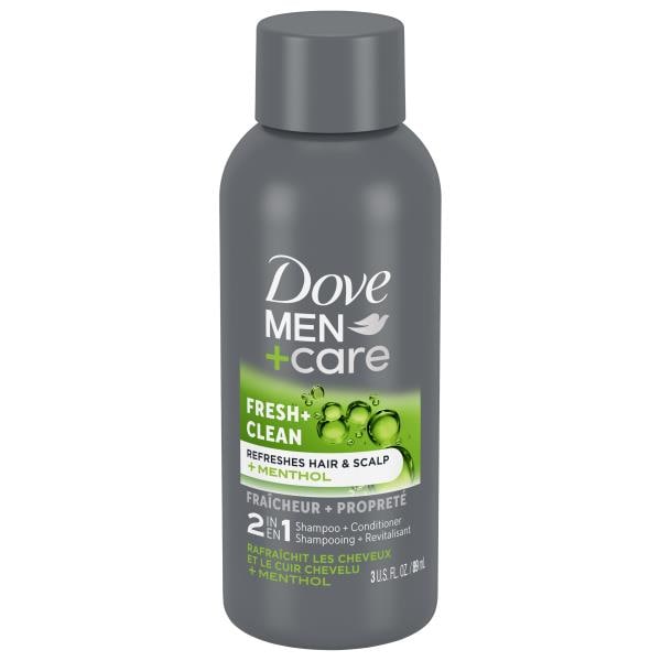 Dove Men+Care Men + Care Shampoo + Conditioner, Fresh + Clean, 2 in 1 Publix Super Markets