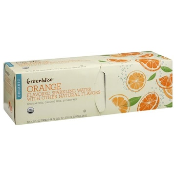 GreenWise Sparkling Water, Organic, Orange