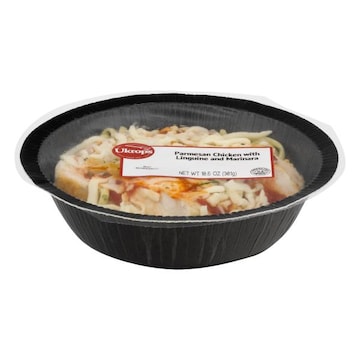 Ukrop's Parmesan Chicken with Linguine and Marinara