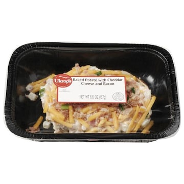 Ukrop's Baked Potato with Cheddar Cheese and Bacon