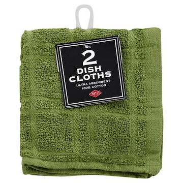Ritz Dish Cloths, Solid Cactus