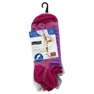 No Nonsense Socks, Blister Control, No Show, Women's, Shoe Size 4-10