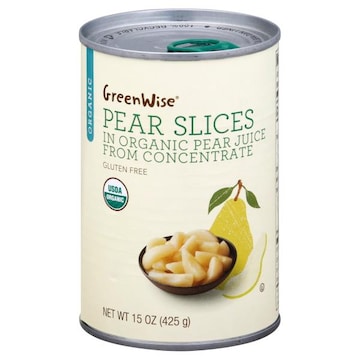 GreenWise Pear Slices, Organic