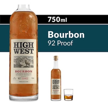 High West Bourbon Whiskey Bottle