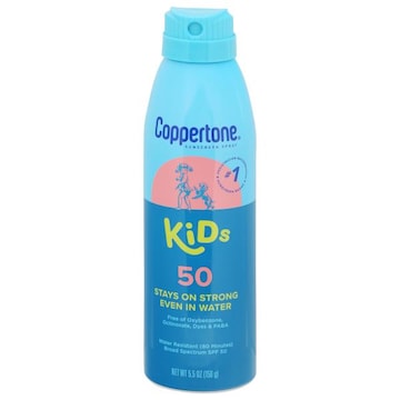 Coppertone Sunscreen, Broad Spectrum, Kids, Spray, SPF 50