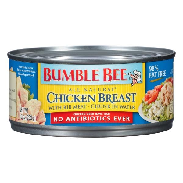 Bumble Bee All Natural Chicken Breast with Rib Meat Chunk in Water