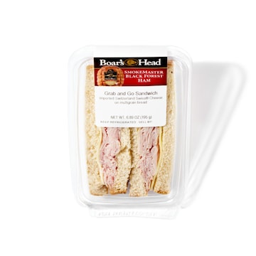 Boar's Head SmokeMaster Black Forest Ham, Grab and Go Sandwich