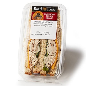 Boar's Head Turkey Wedge, Grab and Go Sandwich