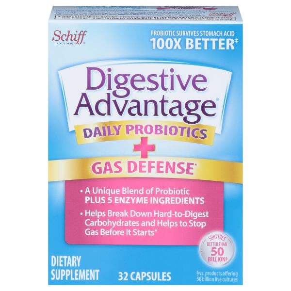 Digestive Advantage Daily Probiotic + Gas Defense, Capsules Publix Super Markets