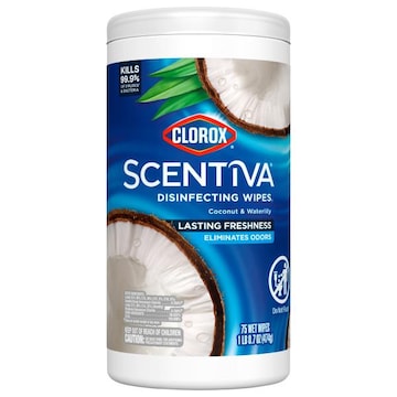 Clorox Scentiva Lasting Freshness Coconut & Waterlily Disinfecting Wipes