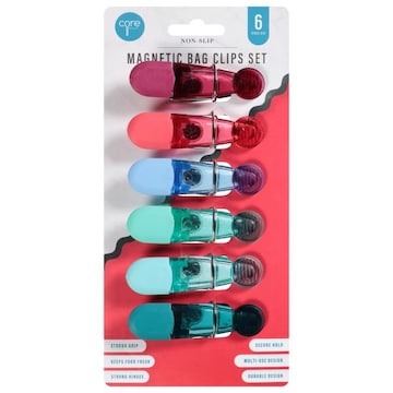 Core Kitchen Magnetic Non-Slip Bag Clips Set