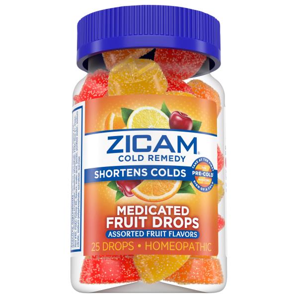 あめ Zicam Cold Remedy, Homeopathic, Medicated Fruit Drops | Publix