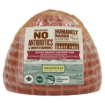 Greenfield Natural Meat Co. Sliced Smoked Uncured Ham