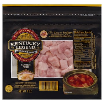 Kentucky Legend Ham, Cubed, Hickory Smoked
