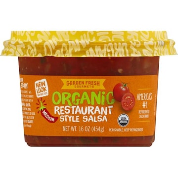 Garden Fresh Gourmet Salsa, Organic, Restaurant Style, Medium