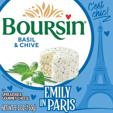 Boursin® Basil & Chive Gourmet Cheese, 5.3 oz