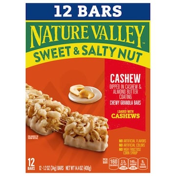 Nature Valley Chewy Granola Bars, Cashew, Sweet & Salty Nut