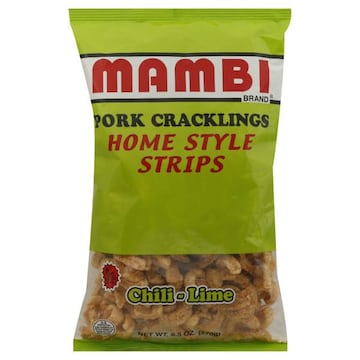 Mambi Pork Cracklings, Chili-Lime, Home Style Strips
