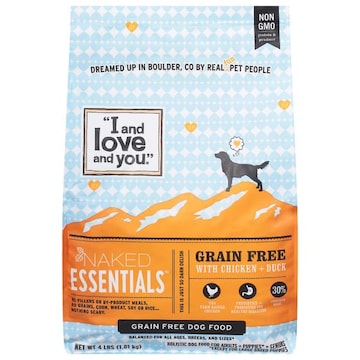 I And Love And You Naked Essentials Dog Food, Grain Free, with Chicken + Duck
