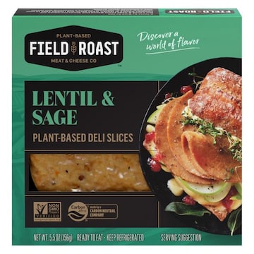 Field Roast Deli Slices, Lentil & Sage, Plant-Based