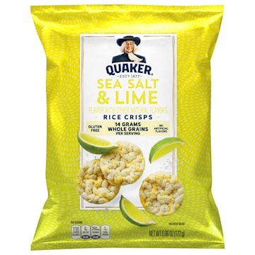 Quaker Rice Crisps, Sea Salt & Lime