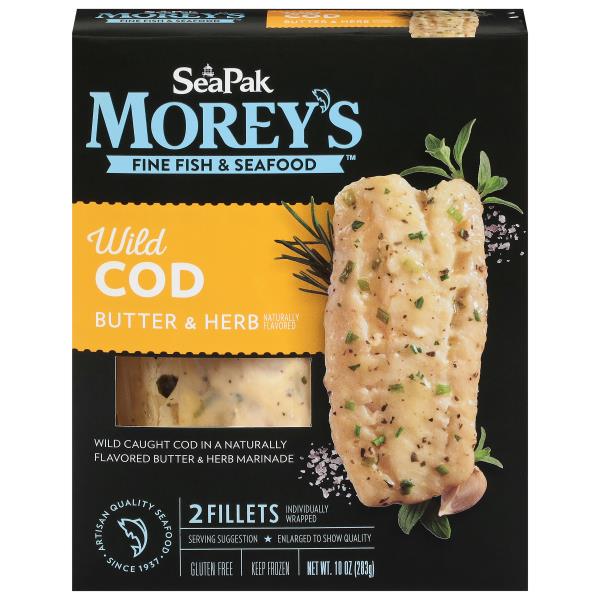 SeaPak Morey's Cod, Wild, Butter & Herb | Publix Super Markets