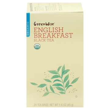 GreenWise Black Tea, Organic, English Breakfast, Bags